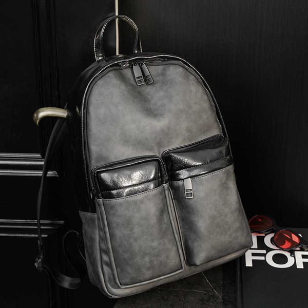 matte pu leather backpack men vintage fashion multi-pocket travel backpack computer bags student school bag men's backpacks bag 230411
matte pu leather backpack men vintage fashion multi-pocket travel backpack computer bags student school bag men's backpacks bag 230411