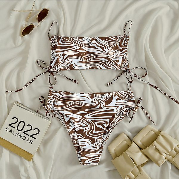 women's swimwear string bandeau bikinis 2023 women high waist swimsuit solid summer female swimming beachwear bathing suit biquine 2304, White;black
women's swimwear string bandeau bikinis 2023 women high waist swimsuit solid summer female swimming beachwear bathing suit biquine 2304, White;black