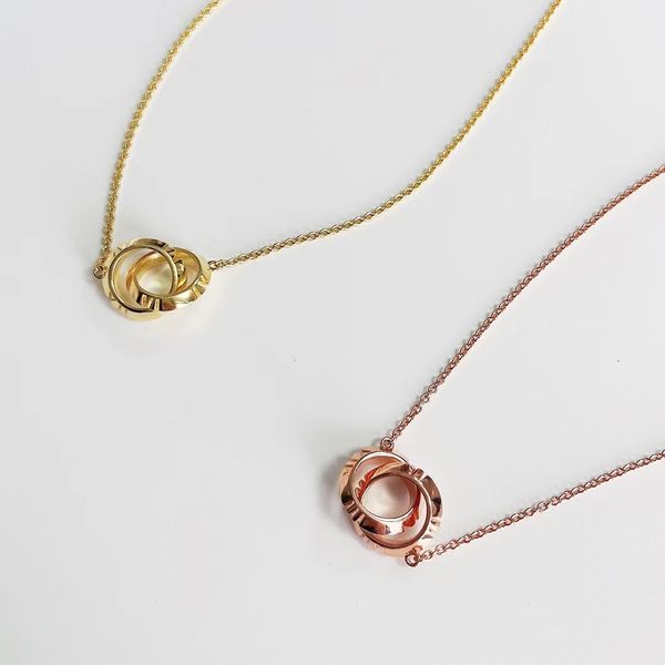 designe double ring gold pendant necklaces for women men trendy diamond designer fashion jewelry party christmas wedding mother gifts birthd, Silver
designe double ring gold pendant necklaces for women men trendy diamond designer fashion jewelry party christmas wedding mother gifts birthd, Silver