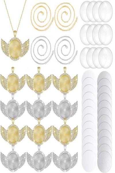 pendant necklaces sublimation wing blank trays set 12 rhinestone bezel round ammep7969737, Silver
pendant necklaces sublimation wing blank trays set 12 rhinestone bezel round ammep7969737, Silver