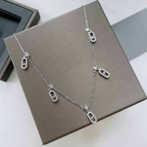 luxury pendant necklace brand designer s925 sterling silver square movable zircon multi charms short chain choker for women party gift
luxury pendant necklace brand designer s925 sterling silver square movable zircon multi charms short chain choker for women party gift