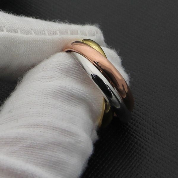 original designer tri-ring ring logo engrave 18k gold silver rose 3 colors 316l stainless steel rings women men lovers wedding jewelry lady
original designer tri-ring ring logo engrave 18k gold silver rose 3 colors 316l stainless steel rings women men lovers wedding jewelry lady
