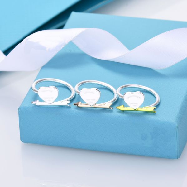 new t lover heart arrow wedding rings for women engagement jewelry gift color separation 18k gold personalized versatile advanced sense ring, Slivery;golden
new t lover heart arrow wedding rings for women engagement jewelry gift color separation 18k gold personalized versatile advanced sense ring, Slivery;golden