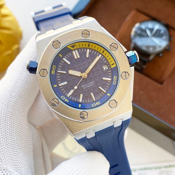 mens watch mechanical automatic movement watches clear back rubber strap sports wristwatch designer waterproof splash analog clock montre de, Slivery;brown
mens watch mechanical automatic movement watches clear back rubber strap sports wristwatch designer waterproof splash analog clock montre de, Slivery;brown