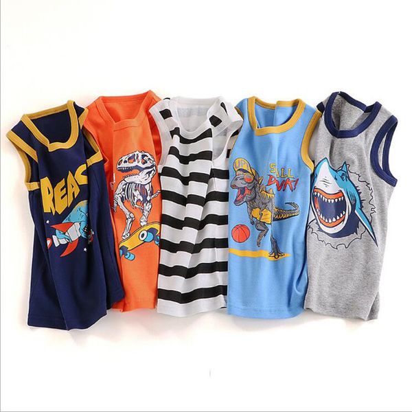 t shirts 2 7y kids underwear cotton boys tanks baby boy summer vest camisole children solid undershirt sleeveless 230411, Blue 
t shirts 2 7y kids underwear cotton boys tanks baby boy summer vest camisole children solid undershirt sleeveless 230411, Blue
