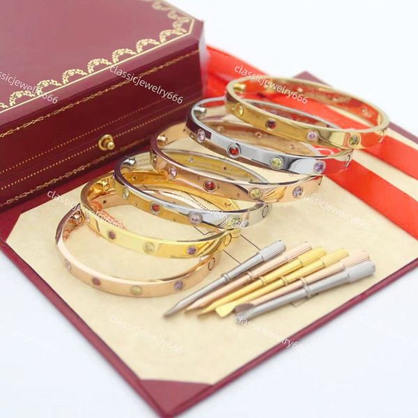 fashion designer brand bracelet luxury screw bracelet 18k colorful jewelry festival gift 316 stainless steel factory, Golden;silver
fashion designer brand bracelet luxury screw bracelet 18k colorful jewelry festival gift 316 stainless steel factory, Golden;silver