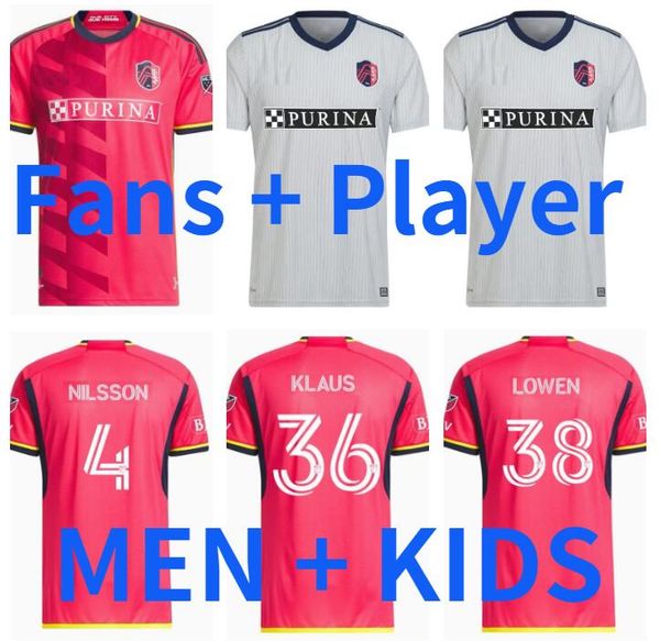 2023 2024 st ouis city soccer jerseys new 23 24 st louis''red' sc nilsson 4 klauss 36 nelson vassilev bell home football sh, Black;yellow
2023 2024 st ouis city soccer jerseys new 23 24 st louis''red' sc nilsson 4 klauss 36 nelson vassilev bell home football sh, Black;yellow