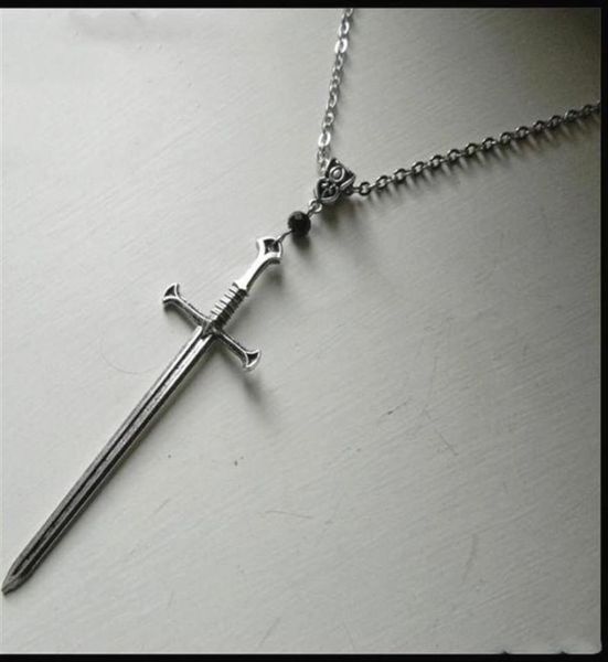 pendant necklaces sword and black crystal necklace gothic silver color warrior jewelry mysterious for tarot gift classical fashion6173569
pendant necklaces sword and black crystal necklace gothic silver color warrior jewelry mysterious for tarot gift classical fashion6173569