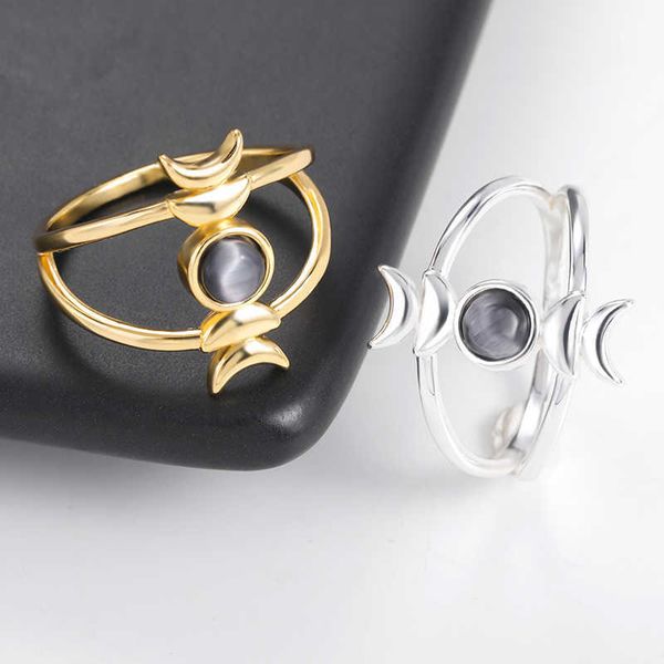 band rings natural stone ring gold color opal moon total eclipse rings aesthetic hollow rings knuckle ring for clothing jewelry cessories p2, Silver
band rings natural stone ring gold color opal moon total eclipse rings aesthetic hollow rings knuckle ring for clothing jewelry cessories p2, Silver