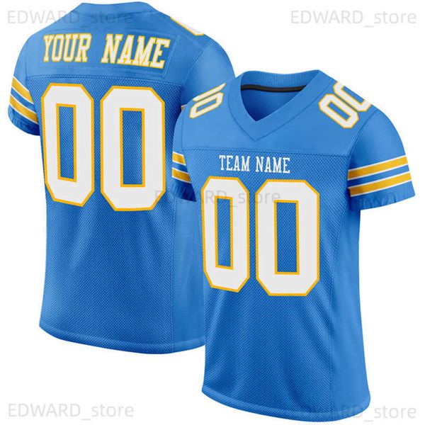 diy tees polos blue series customized football for men jersey personlized sew team football short sleeves athletic tee shirts t230411, Black
diy tees polos blue series customized football for men jersey personlized sew team football short sleeves athletic tee shirts t230411, Black