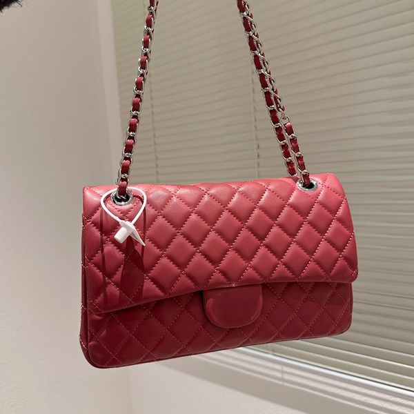 designer classic double flap quilted bags lambskin real leather silver metal hardware matelasse chain crossbody shoulder handbags outdoor sa
designer classic double flap quilted bags lambskin real leather silver metal hardware matelasse chain crossbody shoulder handbags outdoor sa