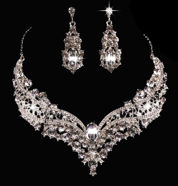 bridal jewelry drop earrings european and american popular big brand alloy full diamond sets necklace for party wedding5661061, White
bridal jewelry drop earrings european and american popular big brand alloy full diamond sets necklace for party wedding5661061, White