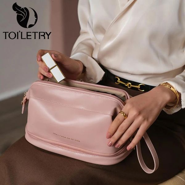 cosmetic bags cases toiletry cosmetic bag soft creamy texture travel double layer large capacity makeup bags for women toiletries organizer
cosmetic bags cases toiletry cosmetic bag soft creamy texture travel double layer large capacity makeup bags for women toiletries organizer