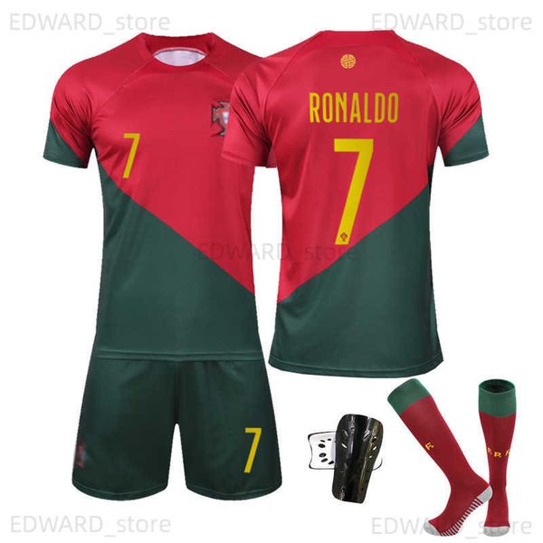 men's tracksuits 22-23 world cup correct version portugal home 7 c ronaldo new sox children's football jersey set t230411, Gray
men's tracksuits 22-23 world cup correct version portugal home 7 c ronaldo new sox children's football jersey set t230411, Gray