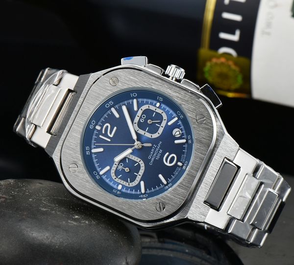 bell wrist watches for men 2023 mens watches all dials work quartz watch luxury brand chronograph clock br fashion steel strap montre de lux, Slivery;golden
bell wrist watches for men 2023 mens watches all dials work quartz watch luxury brand chronograph clock br fashion steel strap montre de lux, Slivery;golden