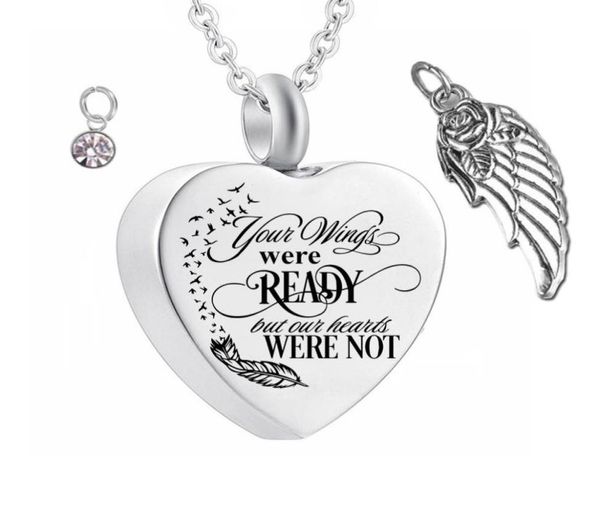 stainless steel angel wings cremation jewelry ash necklaces keepsake memorial name customization urn pendant necklace for ashes2932230, Silver
stainless steel angel wings cremation jewelry ash necklaces keepsake memorial name customization urn pendant necklace for ashes2932230, Silver