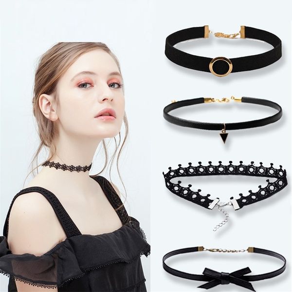 multi-layer chokers necklaces charm long tassel adjustable pendants necklaces for women black lace chokers c036, Golden;silver
multi-layer chokers necklaces charm long tassel adjustable pendants necklaces for women black lace chokers c036, Golden;silver