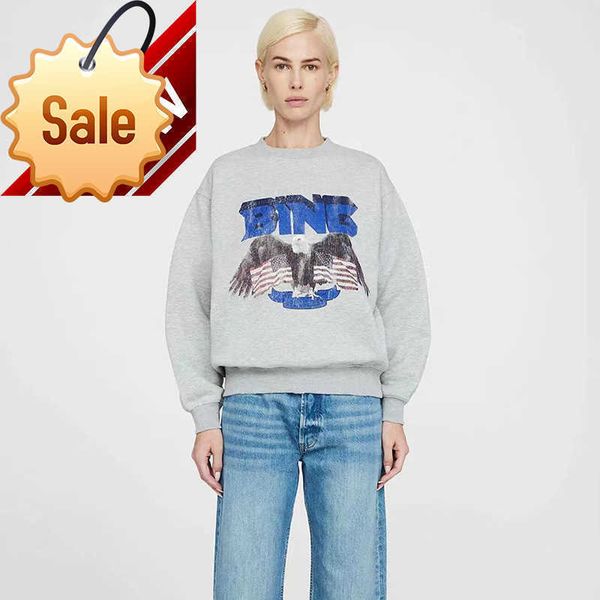 anine bing women fleece sweatshirt niche classic eagle print hem worn designer sweater pullover hoodie esse, Black
anine bing women fleece sweatshirt niche classic eagle print hem worn designer sweater pullover hoodie esse, Black