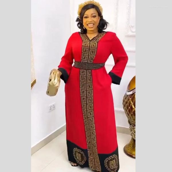 fancy woman ethnic clothing 2023 fashion dresses rhinestone dashiki women long blouse yomadou color pattern, Red
fancy woman ethnic clothing 2023 fashion dresses rhinestone dashiki women long blouse yomadou color pattern, Red