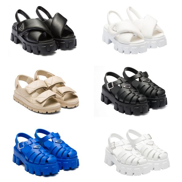 sandals designer woman sandals monolith rubber sandal slippers luxury summer buckle strap patent leather beach buckle strap soft chunky heel, Black
sandals designer woman sandals monolith rubber sandal slippers luxury summer buckle strap patent leather beach buckle strap soft chunky heel, Black