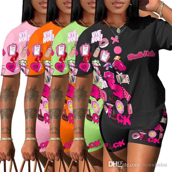 women tracksuits two pieces set designer 2023 new cross ladies fashion printed t-shirt shorts sportwear 4 colours, Gray
women tracksuits two pieces set designer 2023 new cross ladies fashion printed t-shirt shorts sportwear 4 colours, Gray