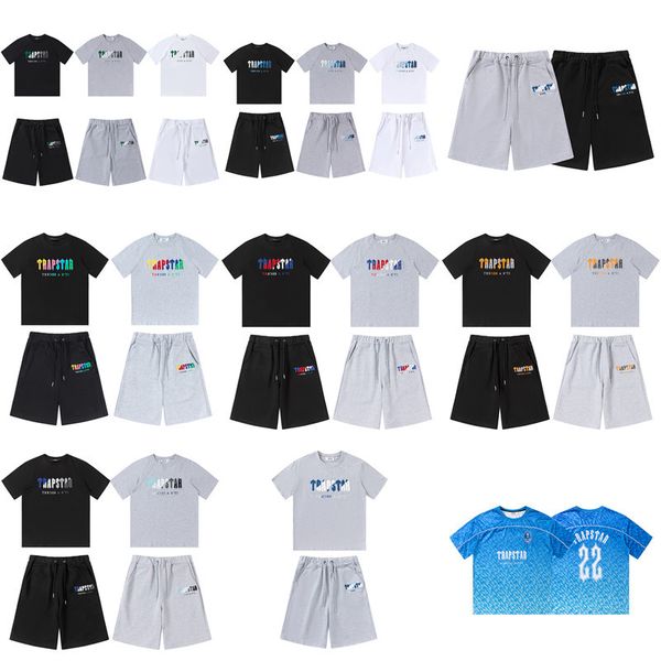 men's suits cotton trapstar towel embroidery tracksuit 2 piece shorts sport fitness suit clothes men women streetwear, White;black
men's suits cotton trapstar towel embroidery tracksuit 2 piece shorts sport fitness suit clothes men women streetwear, White;black