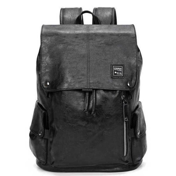 fashion student schoolbag computer bag men's backpack pu leather backpacks man high capacity travel bag softback bookbag male 230411
fashion student schoolbag computer bag men's backpack pu leather backpacks man high capacity travel bag softback bookbag male 230411