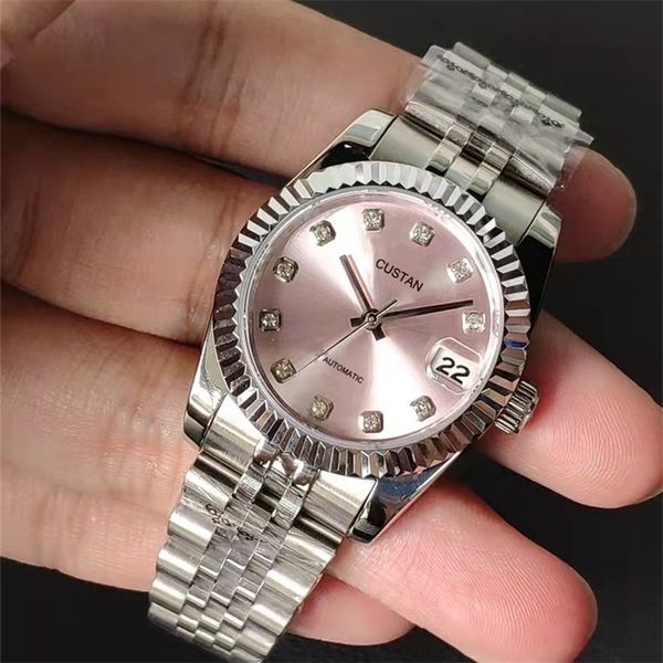 wristwatches pink 31mm women watches brand luxury sapphire glass stainless steel waterproof calendar bracelet watch ladies 230410, Slivery;brown
wristwatches pink 31mm women watches brand luxury sapphire glass stainless steel waterproof calendar bracelet watch ladies 230410, Slivery;brown