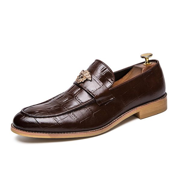 luxury fashion business dress men shoes formal slip on dress shoes mens oxfords footwear leather shoes for men loafers boots 38-47, Black
luxury fashion business dress men shoes formal slip on dress shoes mens oxfords footwear leather shoes for men loafers boots 38-47, Black