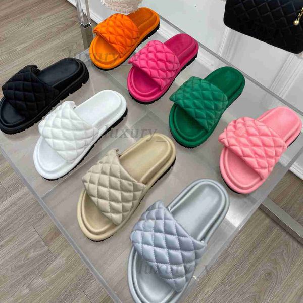designer women slippers pool pillow comfort mules smooth calfskin flats fashionable easy-to-wear rubber bottom slides with box, Black
designer women slippers pool pillow comfort mules smooth calfskin flats fashionable easy-to-wear rubber bottom slides with box, Black