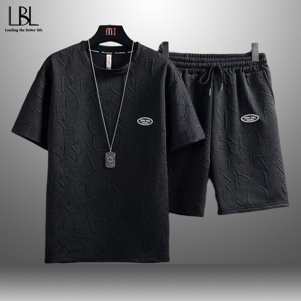 men's tracksuits 2023 summer o neck solid color loose printed t shirt set clothing oversized casual pullovers korean tee shirt 230411, Gray
men's tracksuits 2023 summer o neck solid color loose printed t shirt set clothing oversized casual pullovers korean tee shirt 230411, Gray