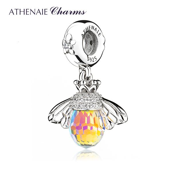 charms athenaie classic 925 sterling silver with crystals bee pendants necklace fit bracelet bangle for women jewelry 230411, Bronze;silver
charms athenaie classic 925 sterling silver with crystals bee pendants necklace fit bracelet bangle for women jewelry 230411, Bronze;silver