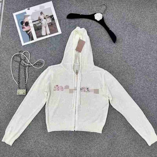women's sweaters designer hooded zipper sweater knitted cardigan spring/summer 2023 new short small letter beaded coat trend 4li6, White;black
women's sweaters designer hooded zipper sweater knitted cardigan spring/summer 2023 new short small letter beaded coat trend 4li6, White;black