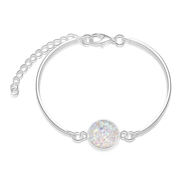trendy raw stone round bangle stainless steel chain personalized charm adjustable women bracelet6846615, Black
trendy raw stone round bangle stainless steel chain personalized charm adjustable women bracelet6846615, Black