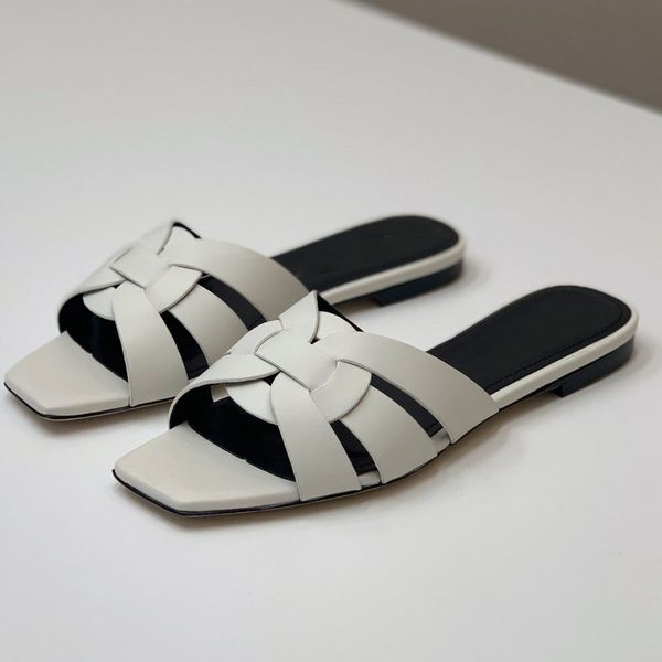 tribute woven slip-on sandals slippers slides heeled flats heels square open-toe shoes women's luxury designers leather outsole party c, Black
tribute woven slip-on sandals slippers slides heeled flats heels square open-toe shoes women's luxury designers leather outsole party c, Black