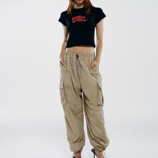 women's tshirt 2023 spring and summer tshirt letter printing thread elastic short version 230411, White
women's tshirt 2023 spring and summer tshirt letter printing thread elastic short version 230411, White