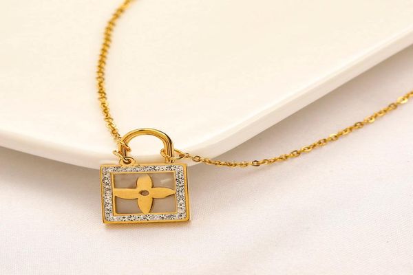 never fading 18k gold plated luxury brand designer pendants necklaces stainless steel flower crystal letter choker pendant necklac5377528, Silver
never fading 18k gold plated luxury brand designer pendants necklaces stainless steel flower crystal letter choker pendant necklac5377528, Silver