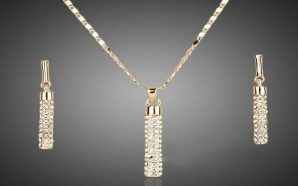 18k gold plated diamond earrings pendant necklace sets brand element fashion rhinestone jewelry set for women1760378, Silver
18k gold plated diamond earrings pendant necklace sets brand element fashion rhinestone jewelry set for women1760378, Silver