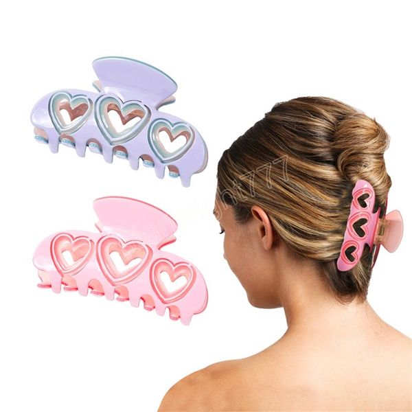 vintage hair clips for girls solid color hollow out heart shape acetate hair clips women hair claw hair accessories claw clip, Slivery;white
vintage hair clips for girls solid color hollow out heart shape acetate hair clips women hair claw hair accessories claw clip, Slivery;white