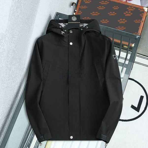 men's jacket, spring and autumn waterproof hoodie, outdoor clothing, zipper and parka material nswt 345, Black;brown
men's jacket, spring and autumn waterproof hoodie, outdoor clothing, zipper and parka material nswt 345, Black;brown