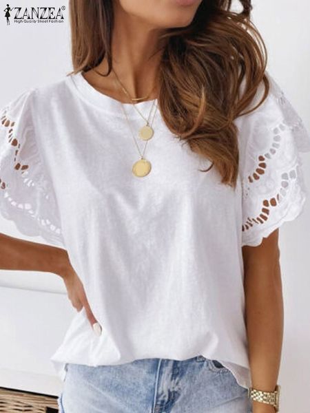women's blouses shirts zanzea women spring lace patchwork blouse long sleeve o-neck oversized chemise female fashion casual clubing hol, White
women's blouses shirts zanzea women spring lace patchwork blouse long sleeve o-neck oversized chemise female fashion casual clubing hol, White