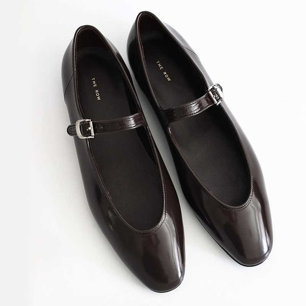 single the row original row retro open edge bead genuine leather round toe shallow cut mary jane shoes are versatile and one line buckle sin, Black
single the row original row retro open edge bead genuine leather round toe shallow cut mary jane shoes are versatile and one line buckle sin, Black