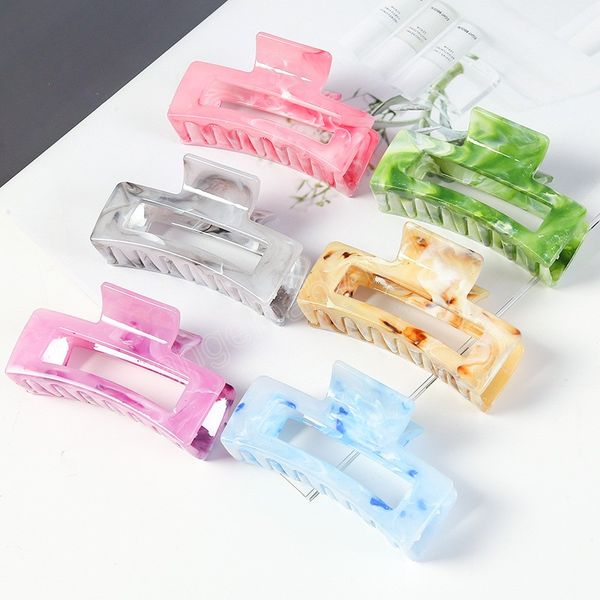 fashion 8.5cm hair clips for women plastic hair claw colorful marbling square hair clip girls claw clip hair accessories, Slivery;white
fashion 8.5cm hair clips for women plastic hair claw colorful marbling square hair clip girls claw clip hair accessories, Slivery;white