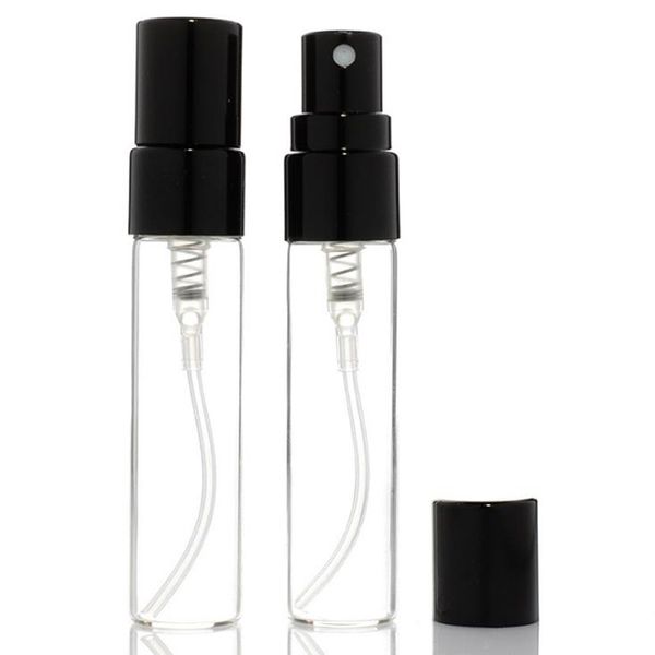 300pcs/lot 5ml glass perfume tube black cap spray transparent glass perfume bottle cosmetic toner small sample spray bottle
300pcs/lot 5ml glass perfume tube black cap spray transparent glass perfume bottle cosmetic toner small sample spray bottle