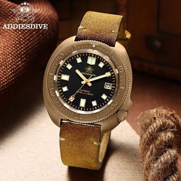 wristwatches addies dive 2104 men automatic watch nh35 calendar display c3 super luminous cusn8 bronze case 200m diving es 230410, Slivery;brown
wristwatches addies dive 2104 men automatic watch nh35 calendar display c3 super luminous cusn8 bronze case 200m diving es 230410, Slivery;brown