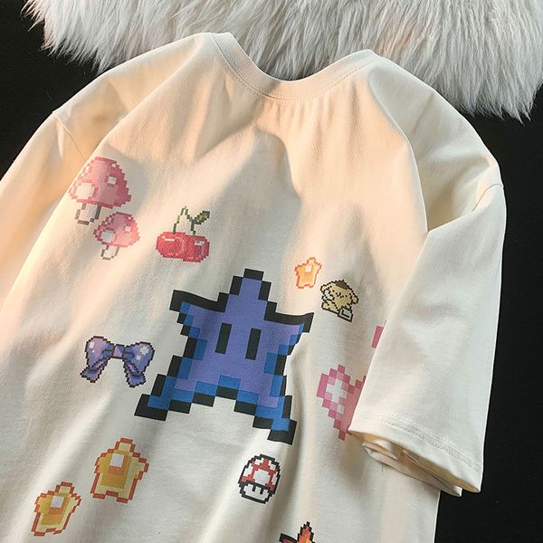 womens tshirt women tshirts cartoon couple print shortsleeved tshirt female harajuku with style loose streetwear y2k clothes 230411, White
womens tshirt women tshirts cartoon couple print shortsleeved tshirt female harajuku with style loose streetwear y2k clothes 230411, White