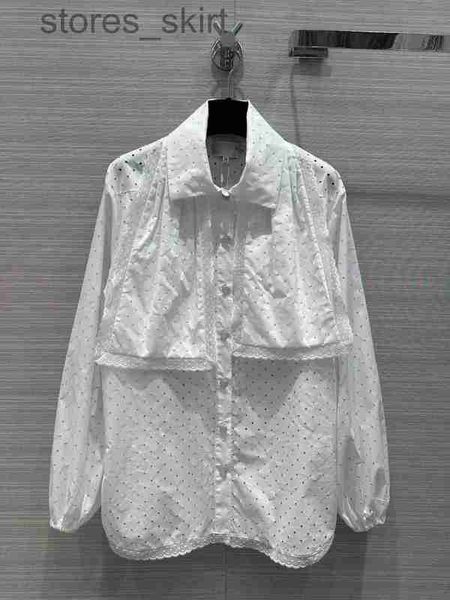 women's blouses & shirts designer milan runway 2023 new spring summer lapel neck long sleeve print designer brand same style women r723, White
women's blouses & shirts designer milan runway 2023 new spring summer lapel neck long sleeve print designer brand same style women r723, White