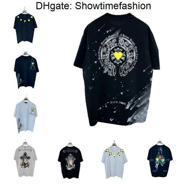 designer man t shirt chrome summer shirts heart tshirt women tee ch prints oversize breathable casual t-shirts hip hop chromees heart, White;black
designer man t shirt chrome summer shirts heart tshirt women tee ch prints oversize breathable casual t-shirts hip hop chromees heart, White;black