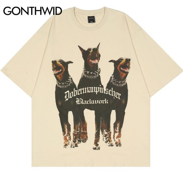 men's t-shirts mens oversized t shirt streetwear hip hop rottweiler doberman print tshirts harajuku casual cotton summer short sleeve t, White;black
men's t-shirts mens oversized t shirt streetwear hip hop rottweiler doberman print tshirts harajuku casual cotton summer short sleeve t, White;black