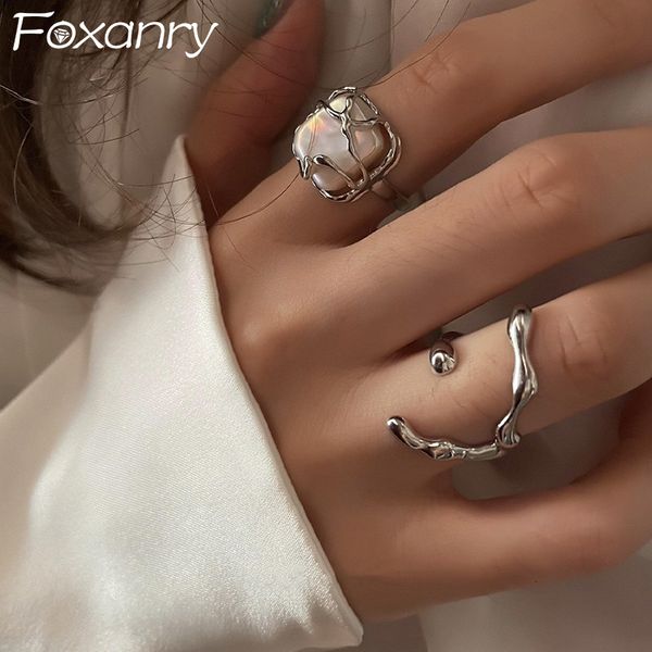 band rings foxanry ins fashion silver color finger rings for women creative simple irregular geometric party jewelry 230410
band rings foxanry ins fashion silver color finger rings for women creative simple irregular geometric party jewelry 230410